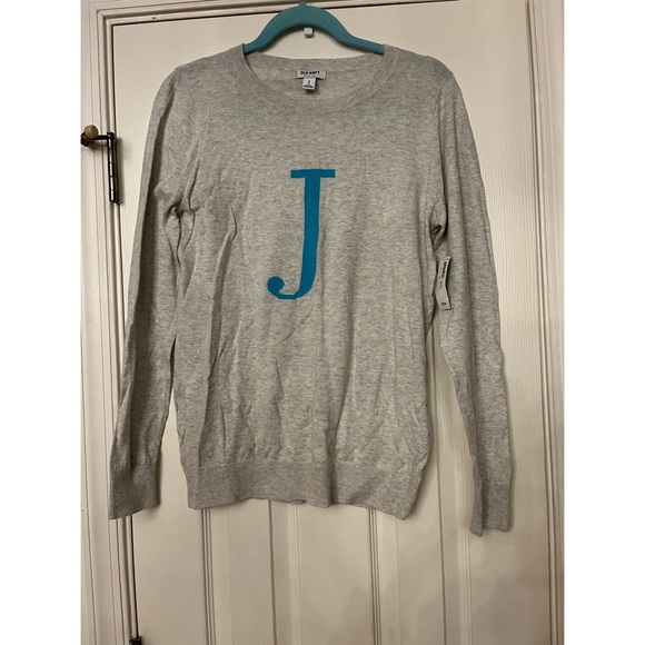 🔥🔥NWT “J” Letter Sweater Size M - 100% cotton -super cute! - Picture 4 of 5